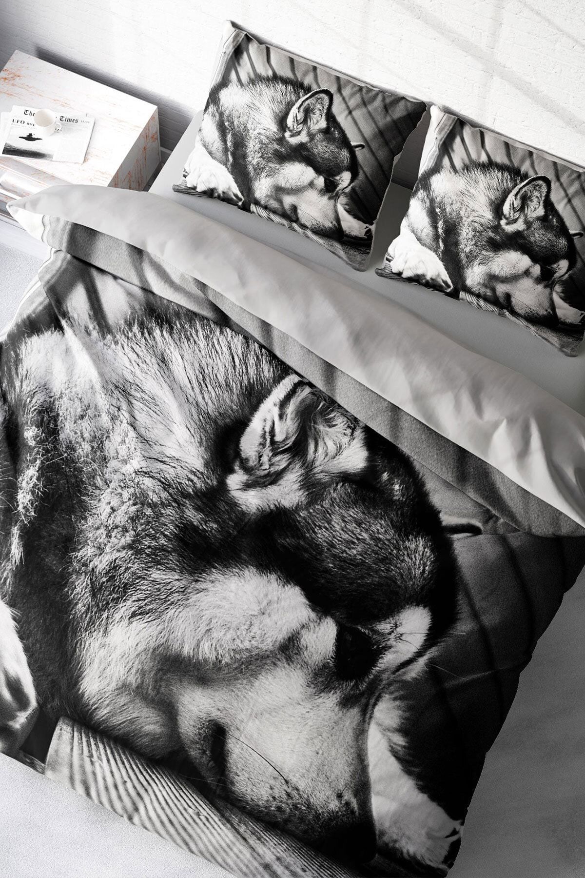 Wolfie 3d Çift Kişilik Nevresim Takımı