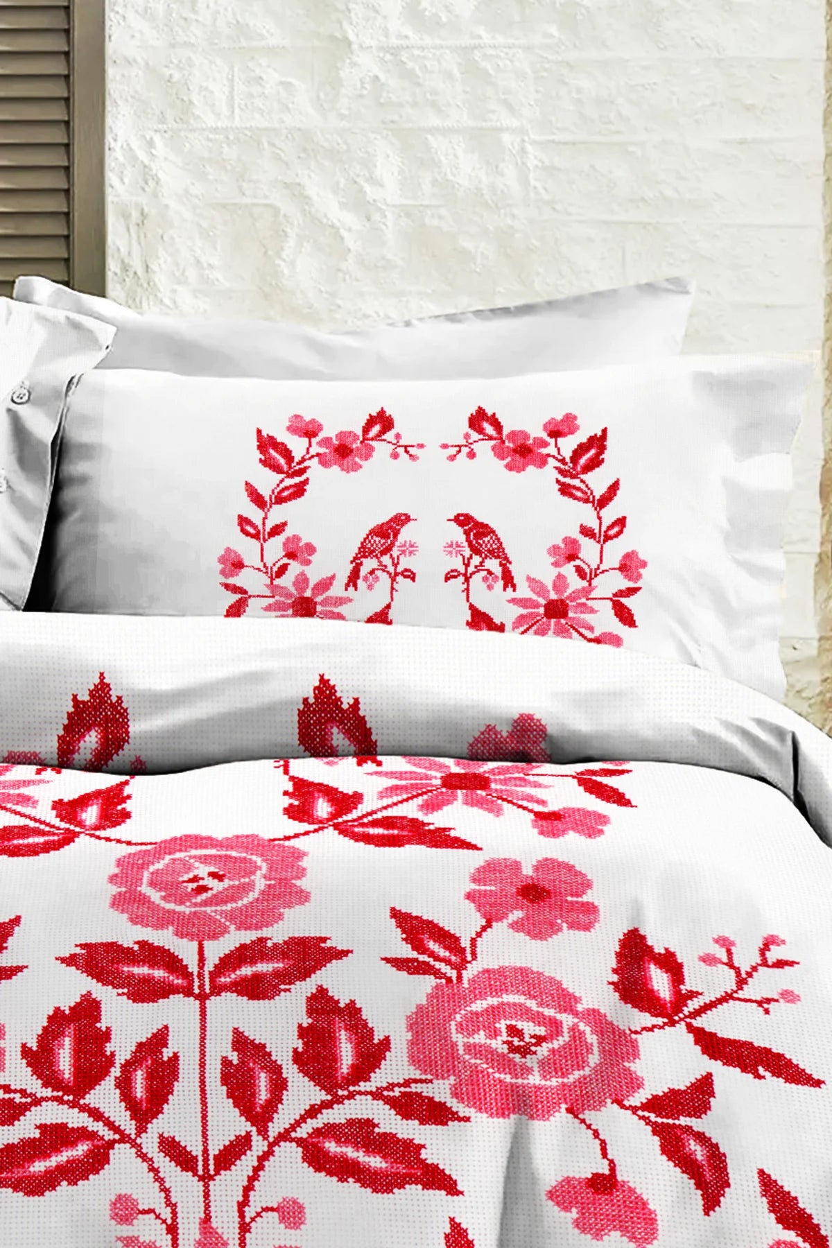 %100 PAMUK Percale Çeyizlik Luxury 5D Dijital Çift Kişilik Nevresim Takımı Kaneviçe