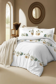 %100 Pamuk 5D Dijital Baskılı Nevresim Takımı – Oeko-Tex Sertifikalı, Çiçek Desenli