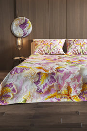 %100 Pamuk Çift Kişilik Pike Takımı Yatak Örtüsü Özel Dokuma Perla