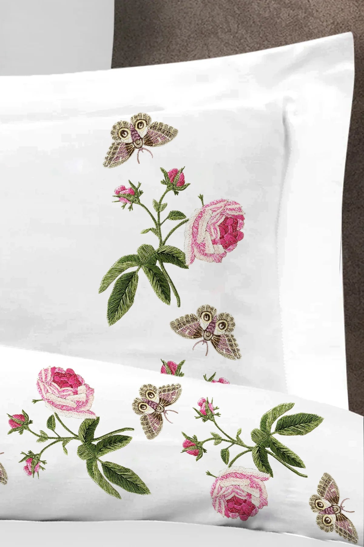 %100 Pamuk Gül Desenli Nevresim Takımı – 5D Dijital Baskı, Oeko-Tex Sertifikalı