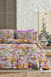 %100 Pamuk Percale Çeyizlik Luxury 5D Dijital Çift Kişilik Nevresim Takımı Embroidery Dreams