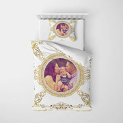 MonoHome Kişiye Özel Tek Kişilik Nevresim Takımı Gold Baroque