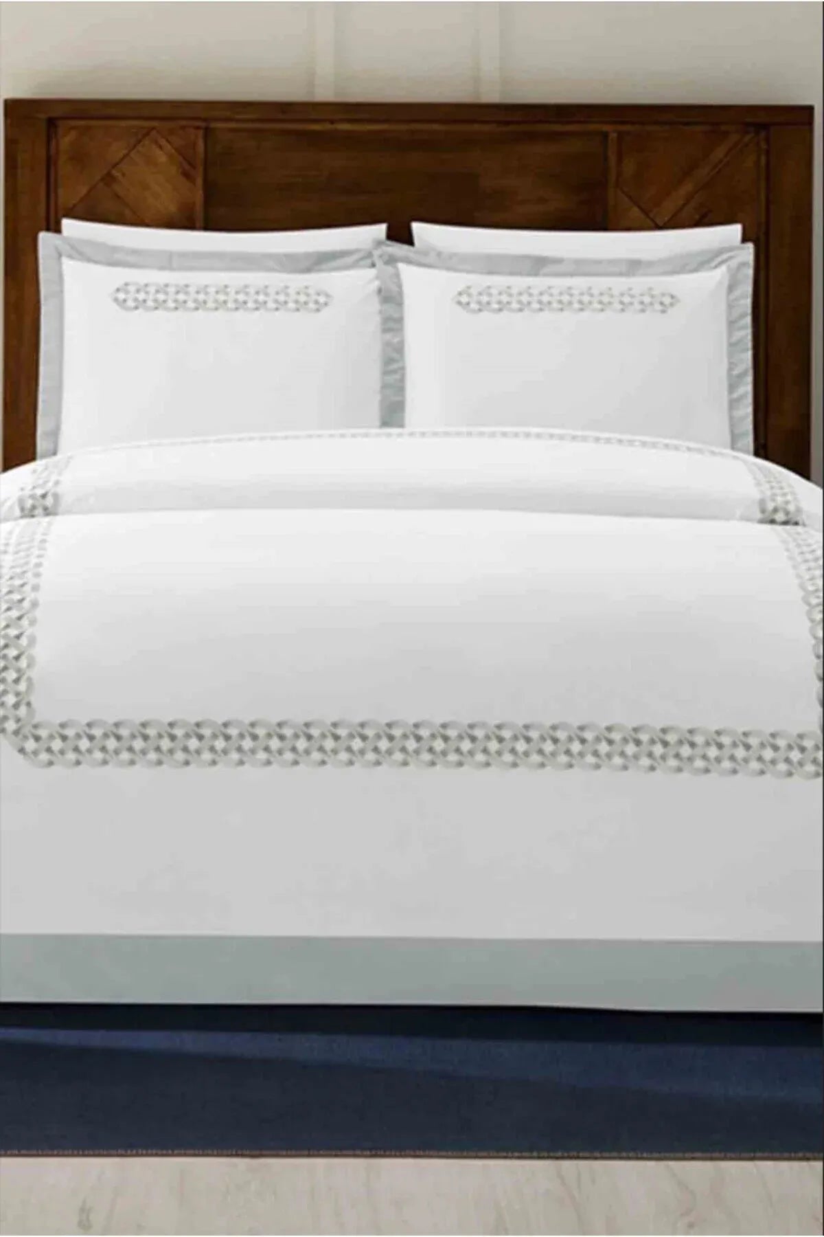 Percale Luxury %100 Pamuk Dijital Nevresim Takımı Frame