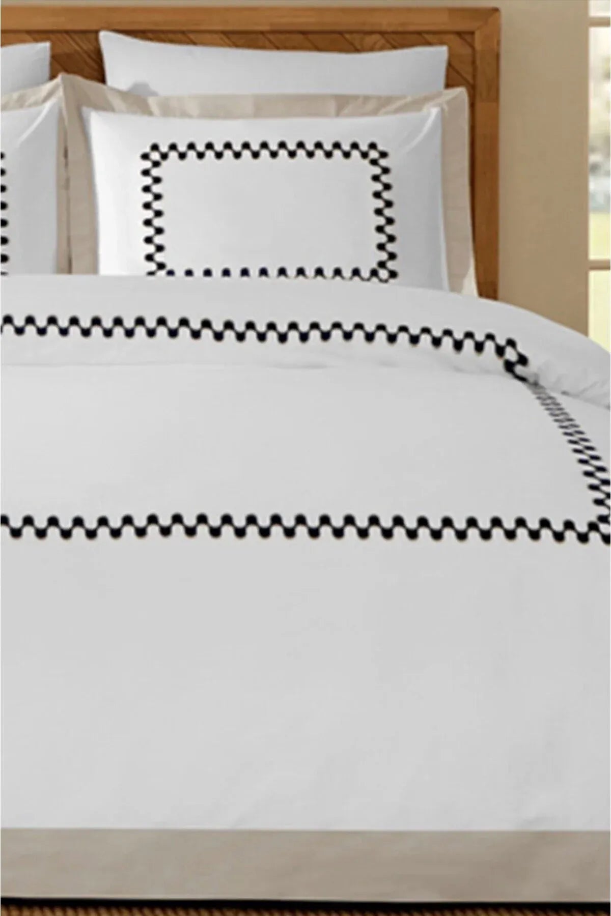 MONOHOME Percale Luxury %100 Pamuk Dijital Nevresim Takımı Line