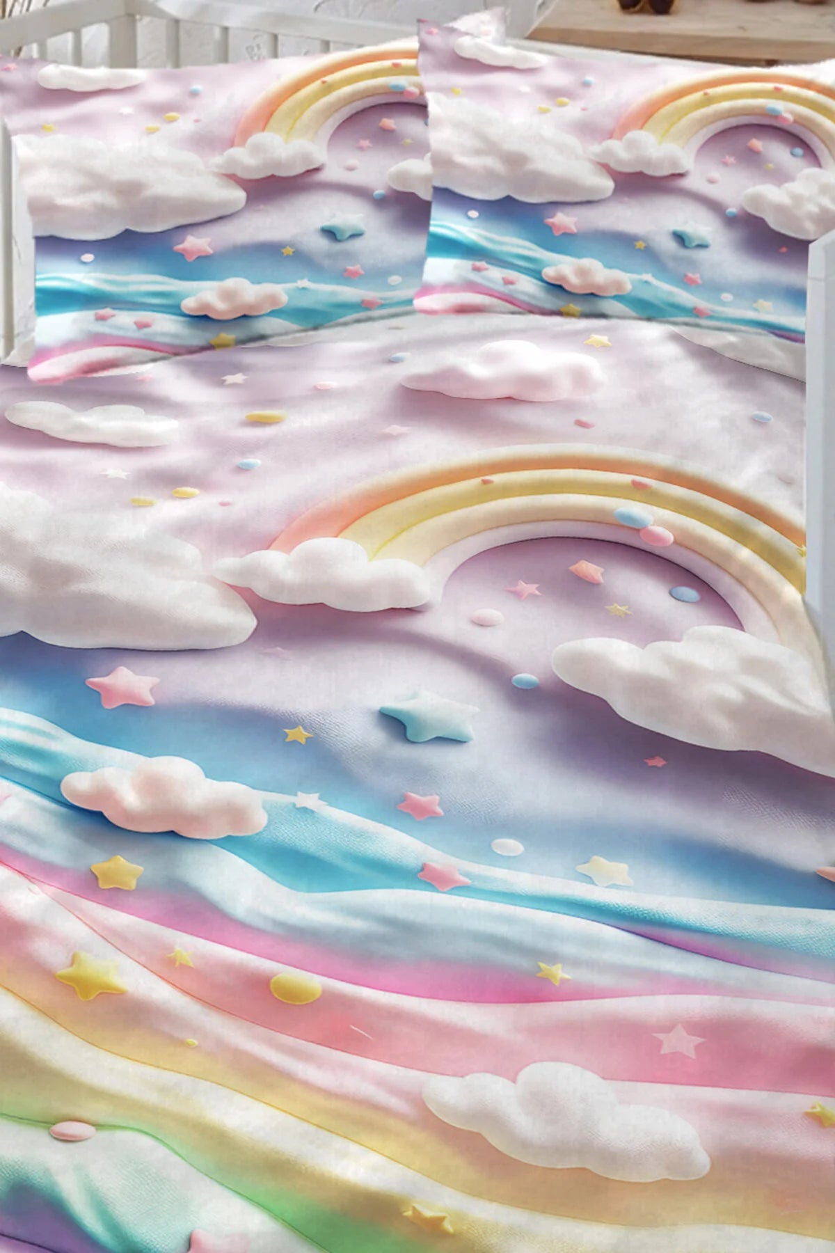 Bebek Nevresim %100 Pamuk Percale Dokuma Oeko-tex®sertifikalı 100 x 150 Pembe