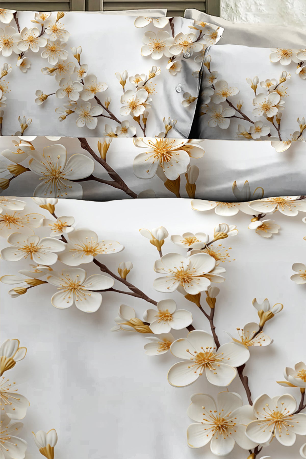 %100 Pamuk Percale Nevresim Takımı – Premium Koleksiyon | Jasmin