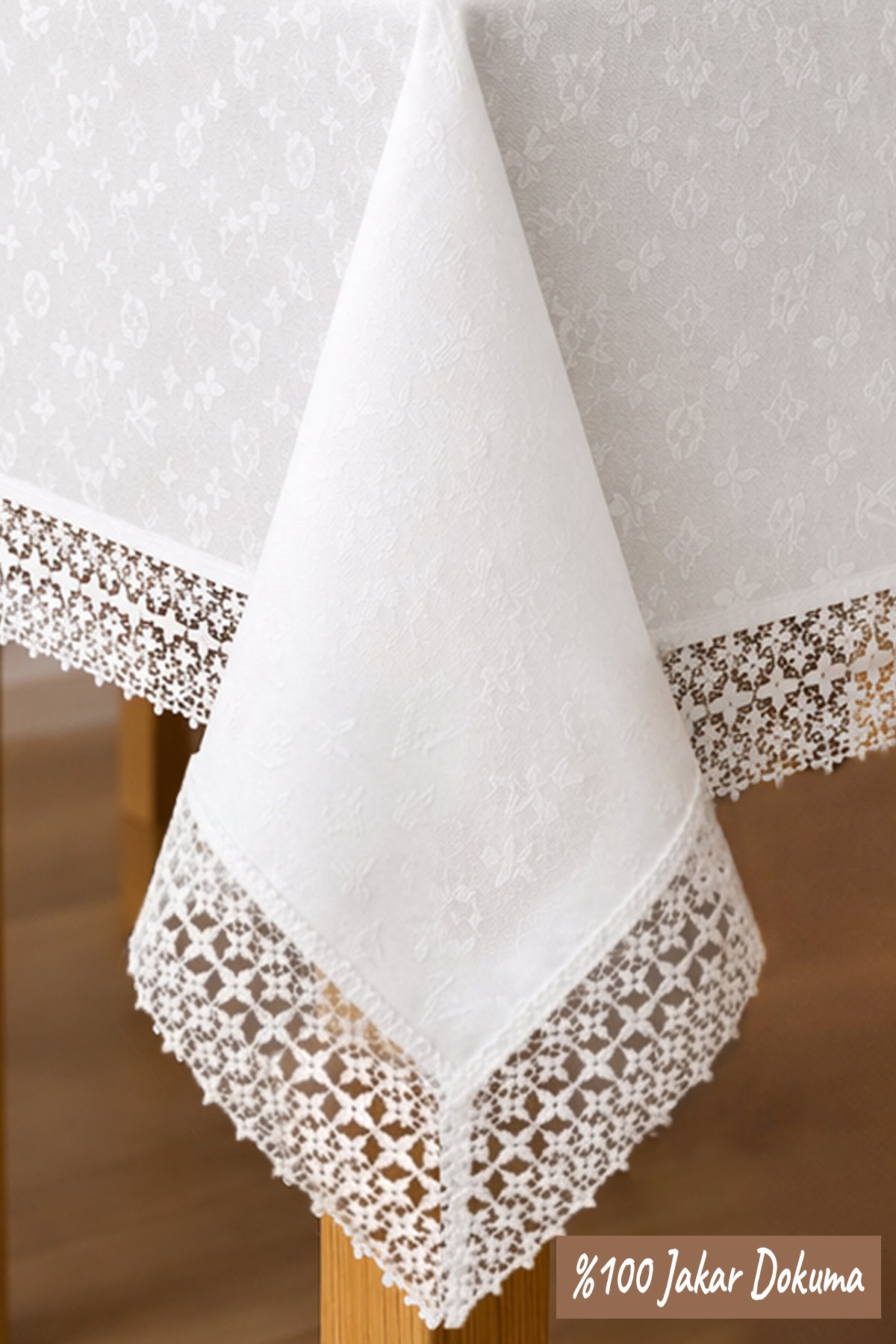 Ütü Gerektirmez Jakar Dokuma Masa Örtüsü – Jakar Dokuma Kumaş Dijital Baskılı