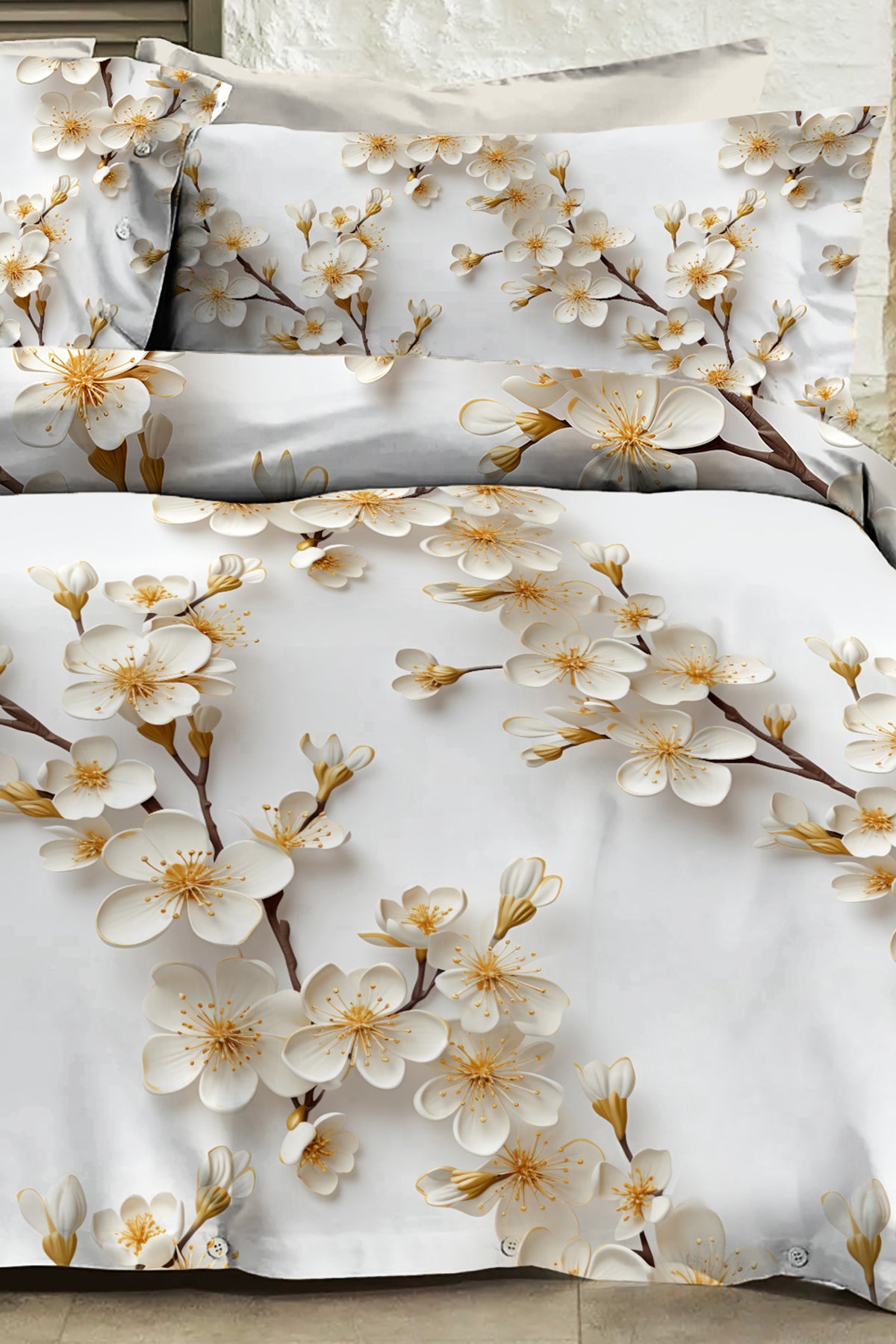 %100 Pamuk Percale Nevresim Takımı – Premium Koleksiyon | Jasmin