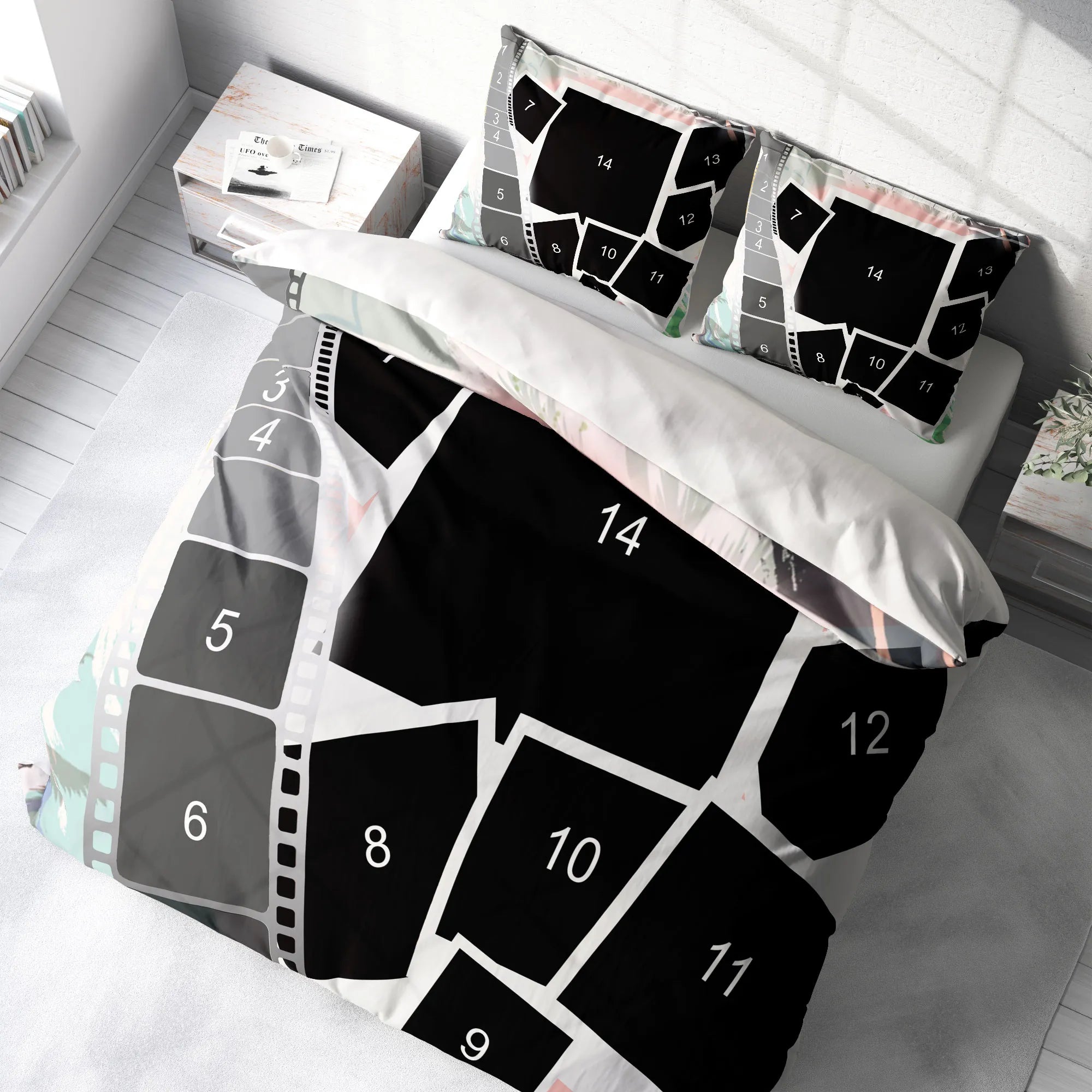 Monohome Kişiye Özel Çift Kişilik Nevresim Takımı Omni