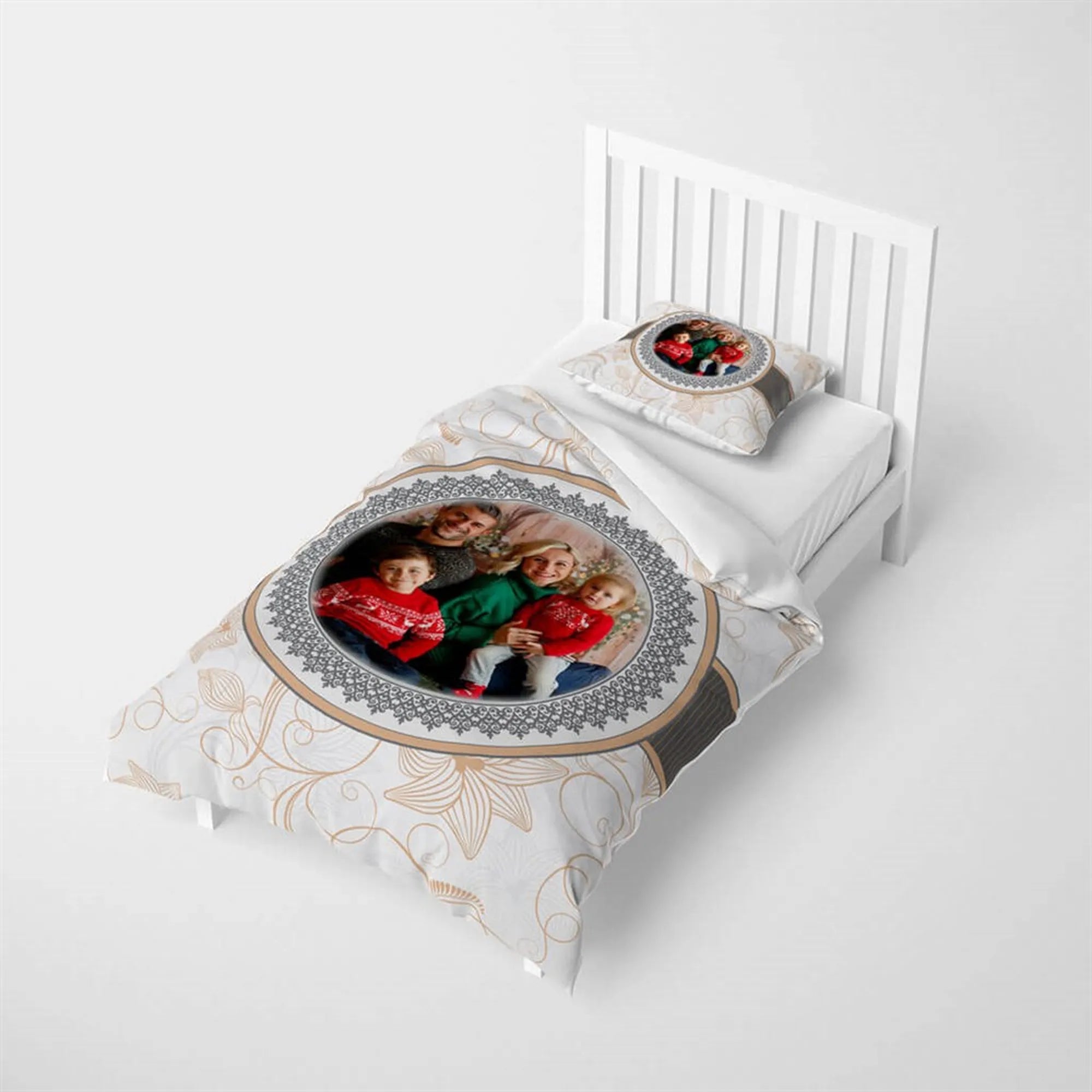 MonoHome Kişiye Özel Tek Kişilik Nevresim Takımı Classic