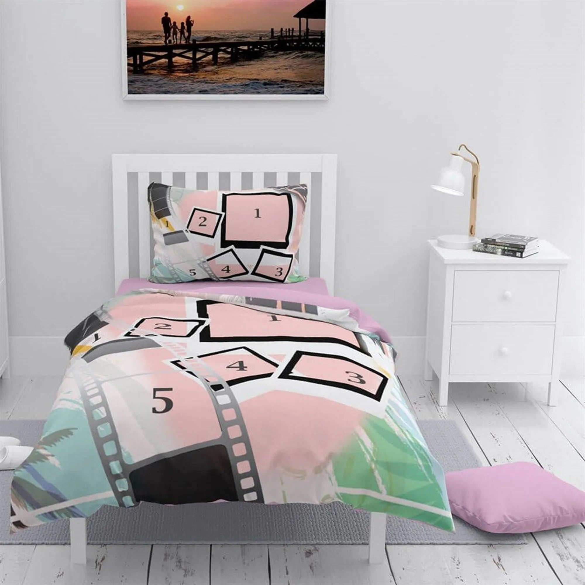 MonoHome Kişiye Özel Tek Kişilik Nevresim Takımı Omni