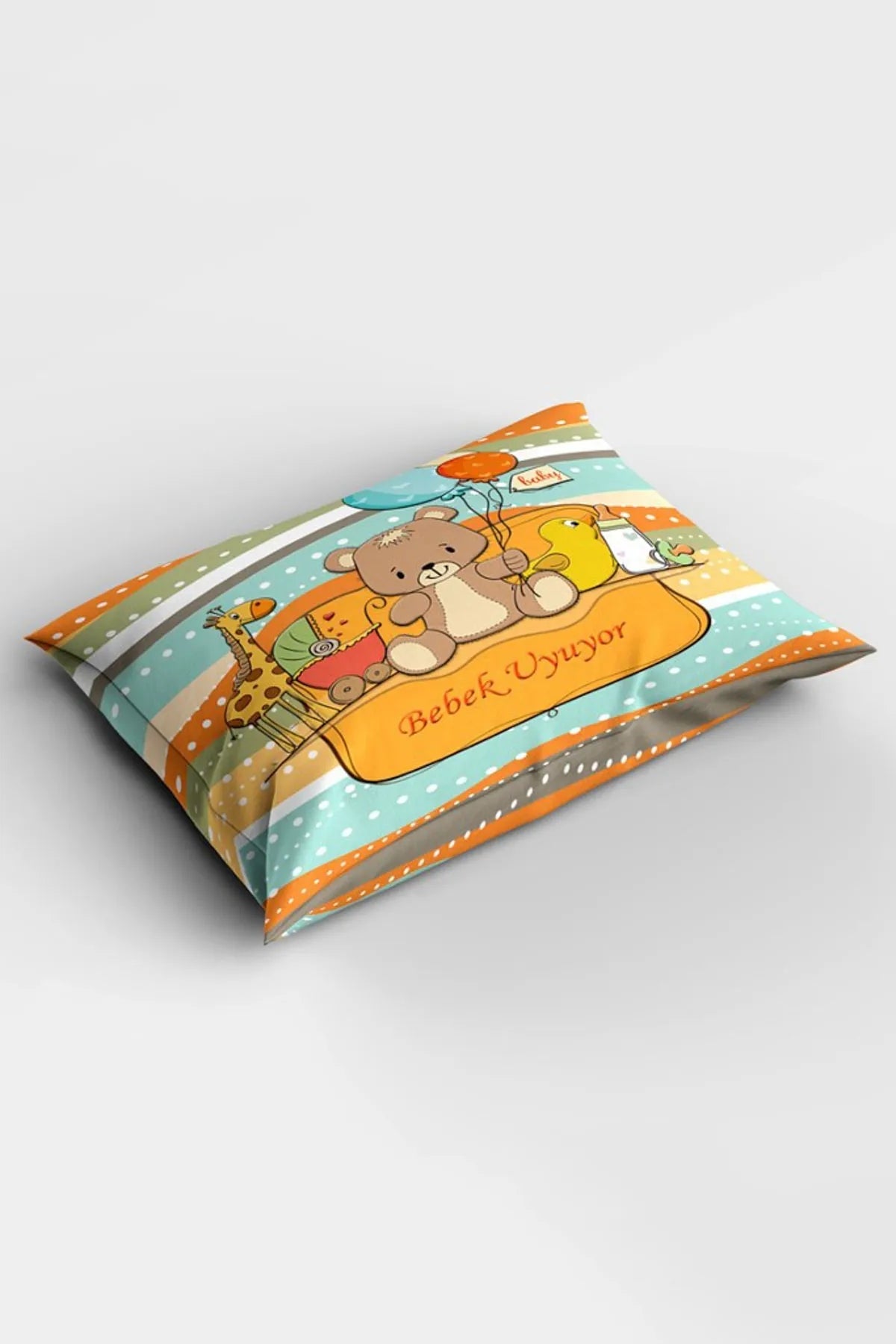 Bebeğimi Uyandırma 3D Pamuk Saten Bebek Nevresim Takımı