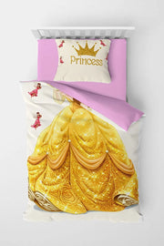 Prenses 3D Pamuk Saten Tek Kişilik Nevresim Takımı