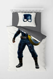 Kaptan 3D Pamuk Saten Çocuk Nevresim Takımı