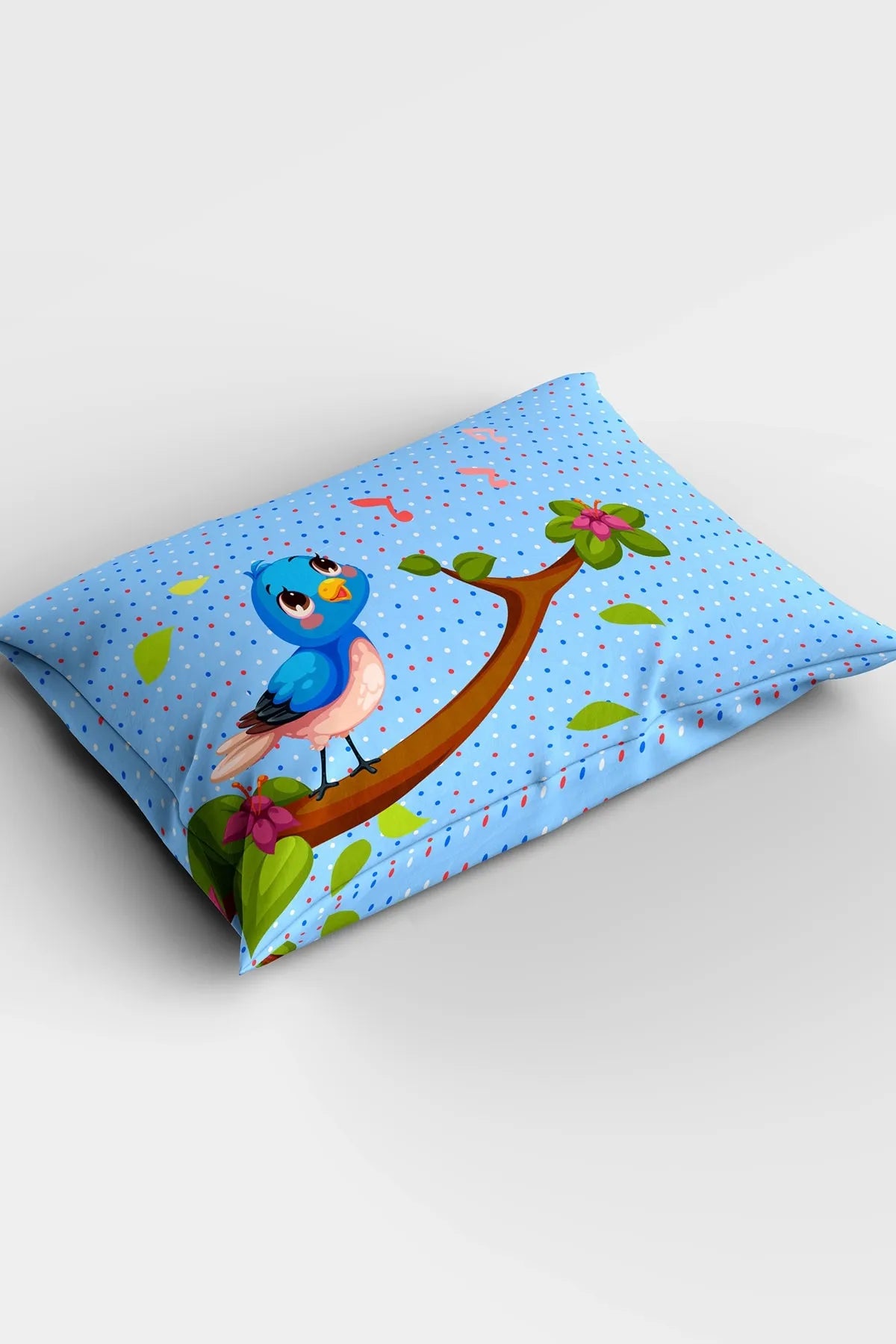 Blue Chichk 3d Pamuk Saten Bebek Nevresim Takımı