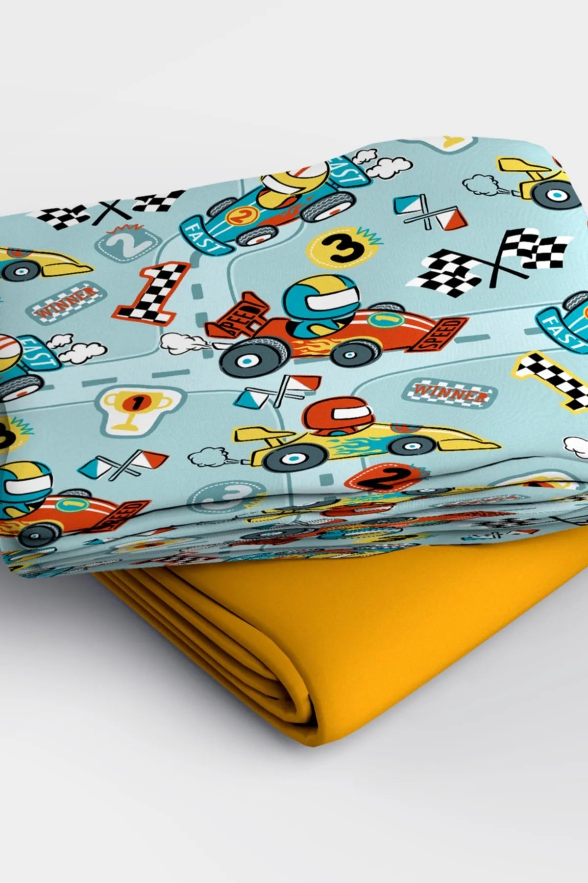 Karting 3d Pamuk Saten Bebek Nevresim Takımı