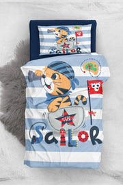 Tige Sailor 3d Pamuk Saten Bebek Nevresim Takımı