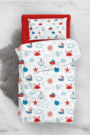 Marine 3d Pamuk Saten Bebek Nevresim Takımı