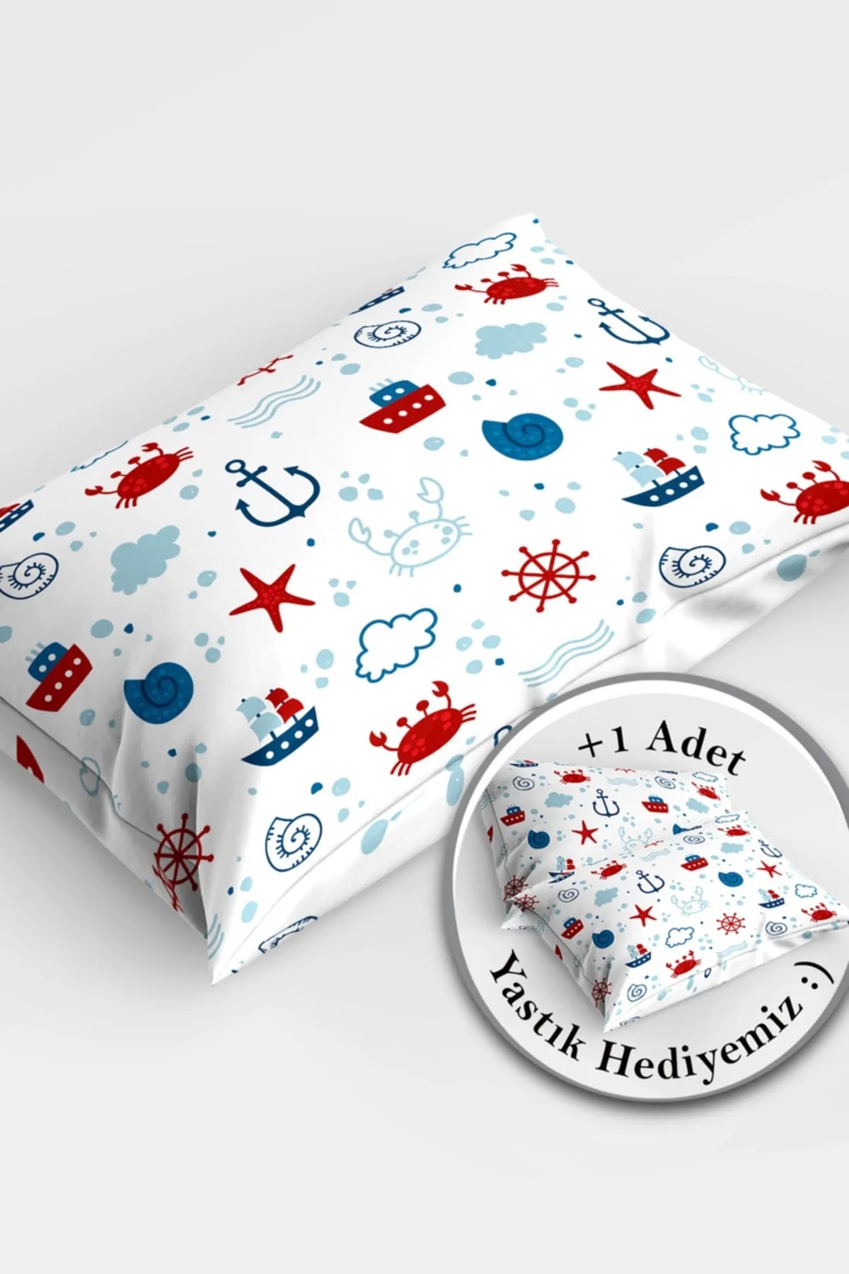 Marine 3d Pamuk Saten Bebek Nevresim Takımı