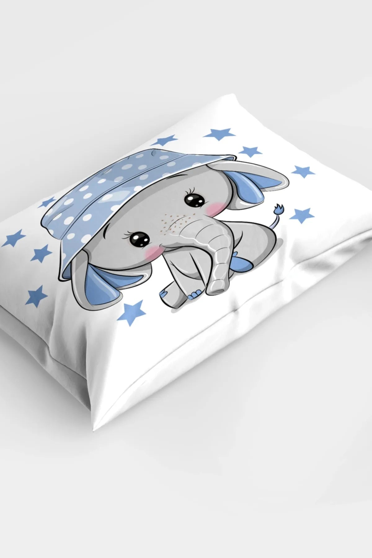 Star Elephant 3d Pamuk Saten Bebek Nevresim Takımı