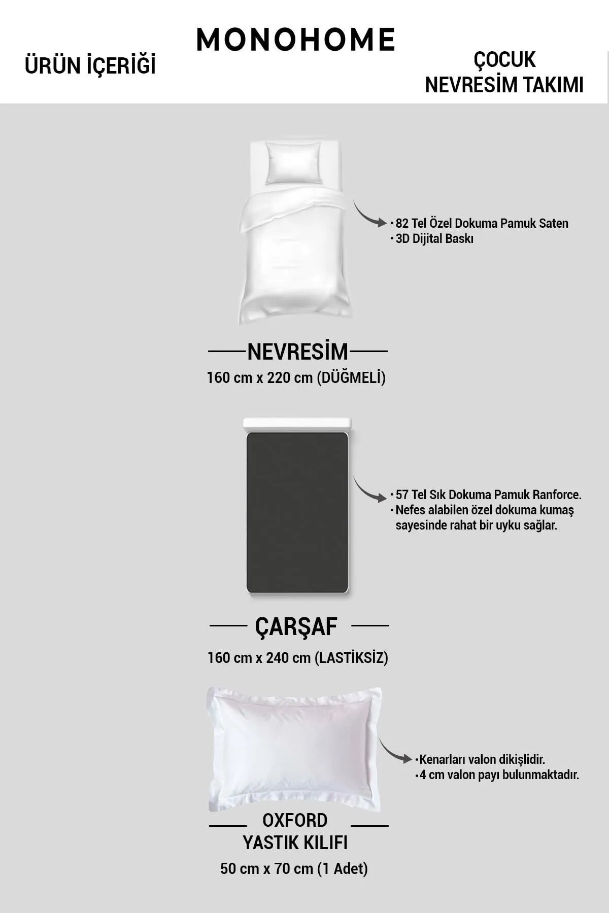 Number Space Çocuk Nevresim Takımı 3d Pamuk Saten