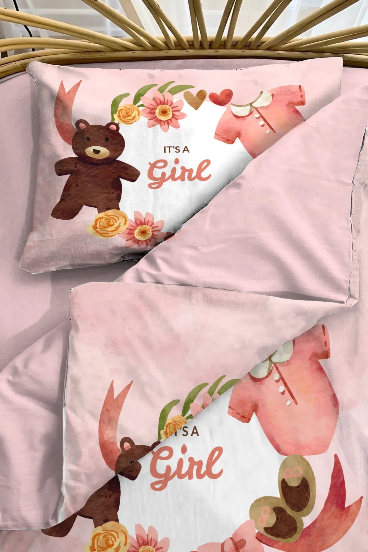 Bebek Nevresim %100 Pamuk Oeko-tex®Sertifikalı Özel Dokuma Princess supplies