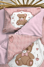 Bebek Nevresim %100 Pamuk Oeko-tex®Sertifikalı Özel Dokuma Cute Bear