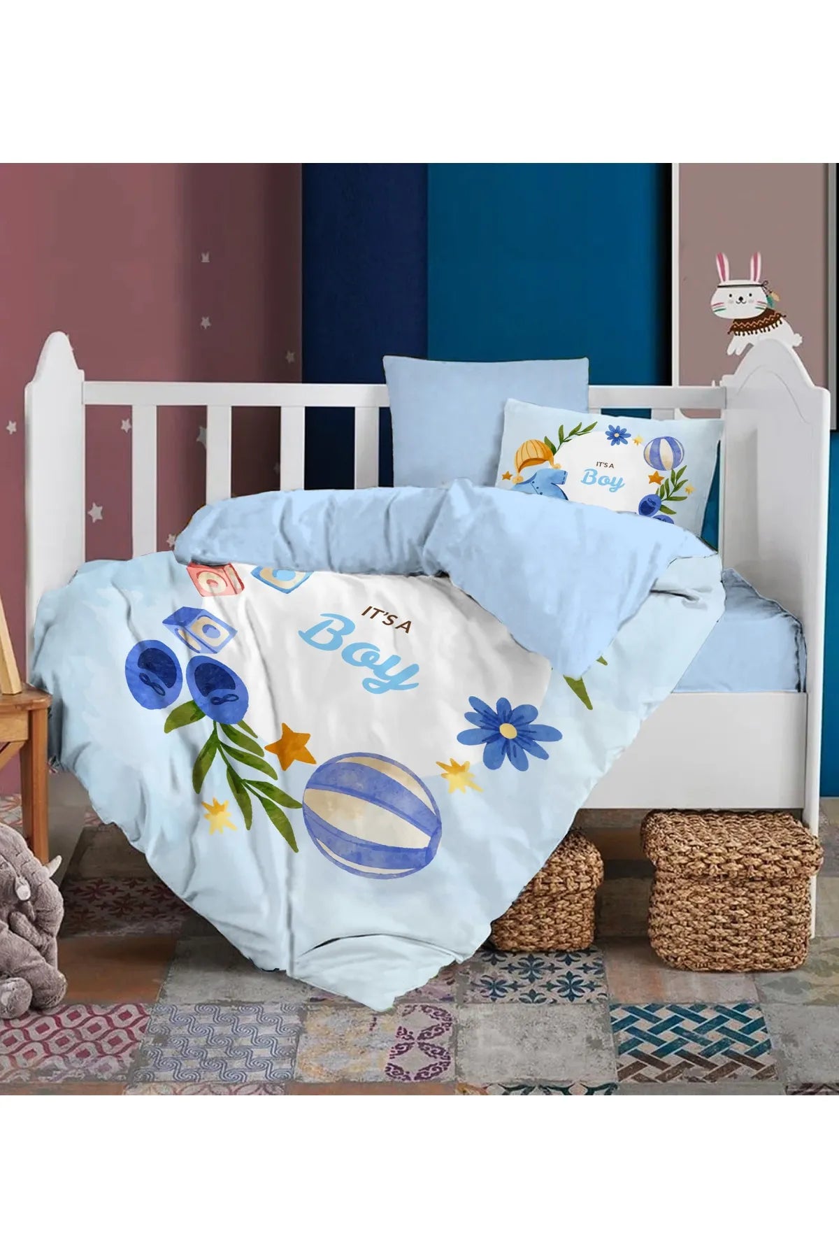 Bebek Nevresim %100 Pamuk Oeko-tex®Sertifikalı Özel Dokuma Prince's supplies