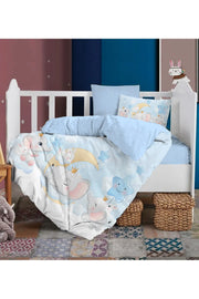 Bebek Nevresim %100 Pamuk Oeko-tex®Sertifikalı Özel Dokuma The hero elephant