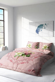Damask Rose 3D Çift Kişilik Nevresim Takımı