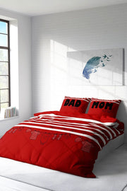 Mom & Dad 3D Çift Kişilik Nevresim Takımı