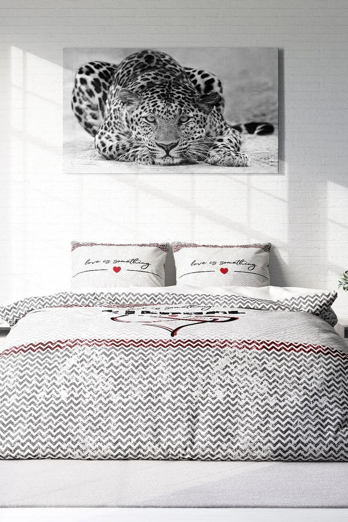 Nevresim Takımı Pamuk Saten Çift Kişilik 3D Digital Eternal