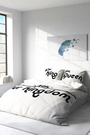 Nevresim Takımı Pamuk Saten Çift Kişilik 3D Digital Kingdom Room