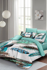 New Feather 3D Çift Kişilik Nevresim Takımı