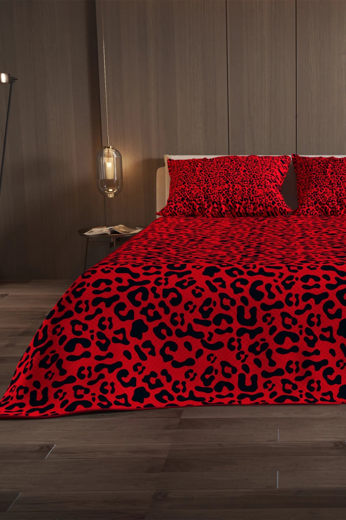 Pike Takımı Pamuklu Çift Kişilik Jakar Dokuma Yatak Örtüsü Baroque Design