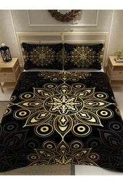 Pike Takımı Pamuklu Çift Kişilik Jakar Dokuma Yatak Örtüsü Motif Design