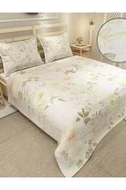 Pike Takımı Pamuklu Çift Kişilik Jakar Dokuma Yatak Örtüsü Rose Bundle