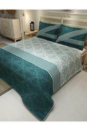 Pike Takımı Pamuklu Çift Kişilik Jakar Dokuma Yatak Örtüsü Soft Nefti