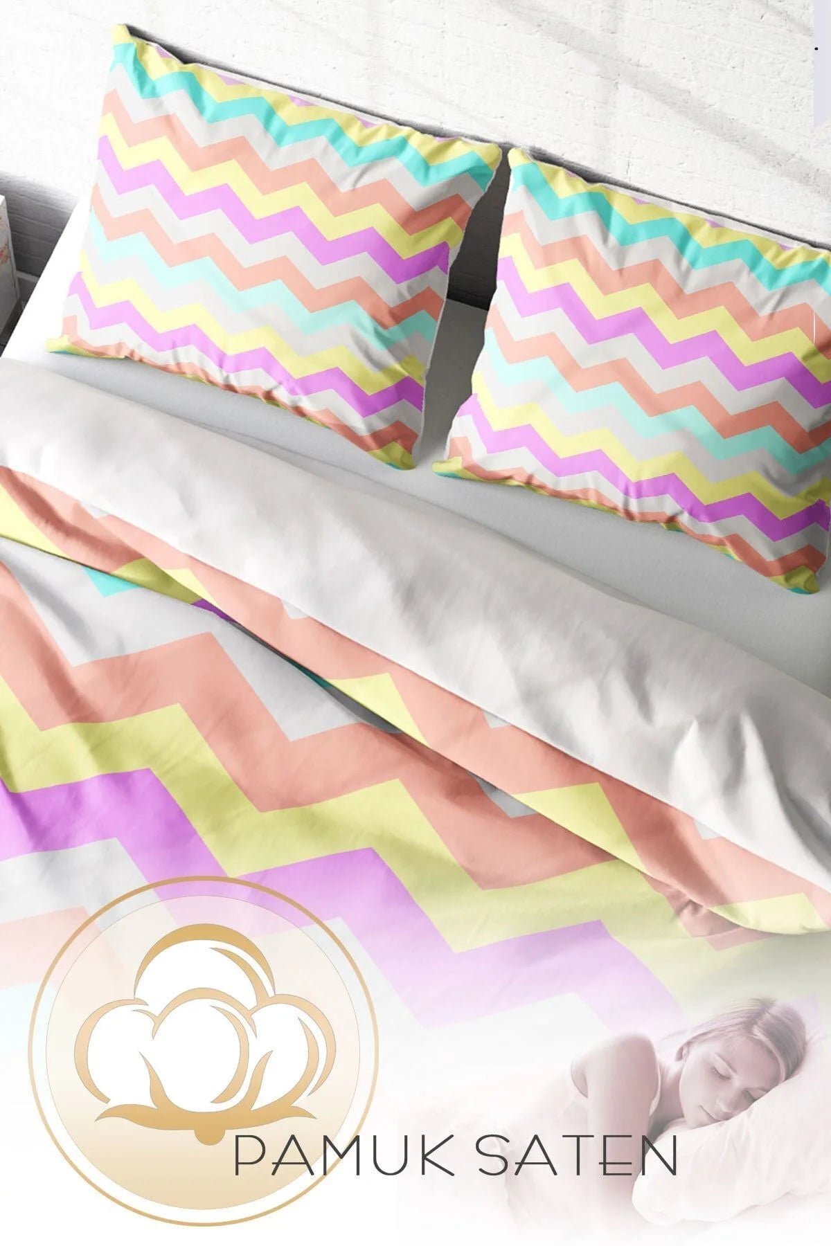 Scandnavian Modern Çift Kişilik Nevresim Takımı