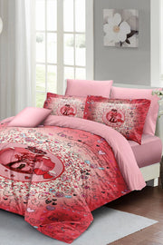 Sevgililer Günü Özel Çift Kişilik Nevresim Takımı Pamuk Saten Chart