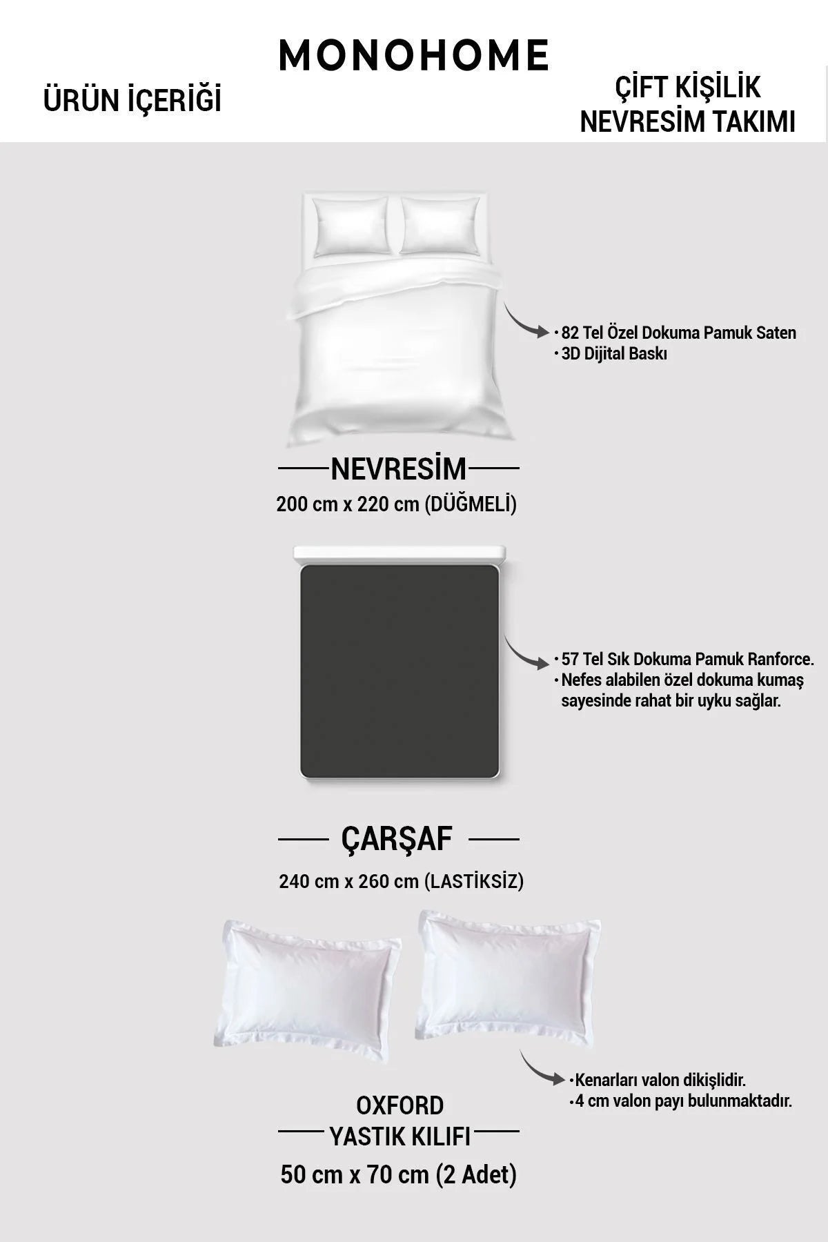 Sevgililer Günü Özel Çift Kişilik Nevresim Takımı Pamuk Saten Wool Heart