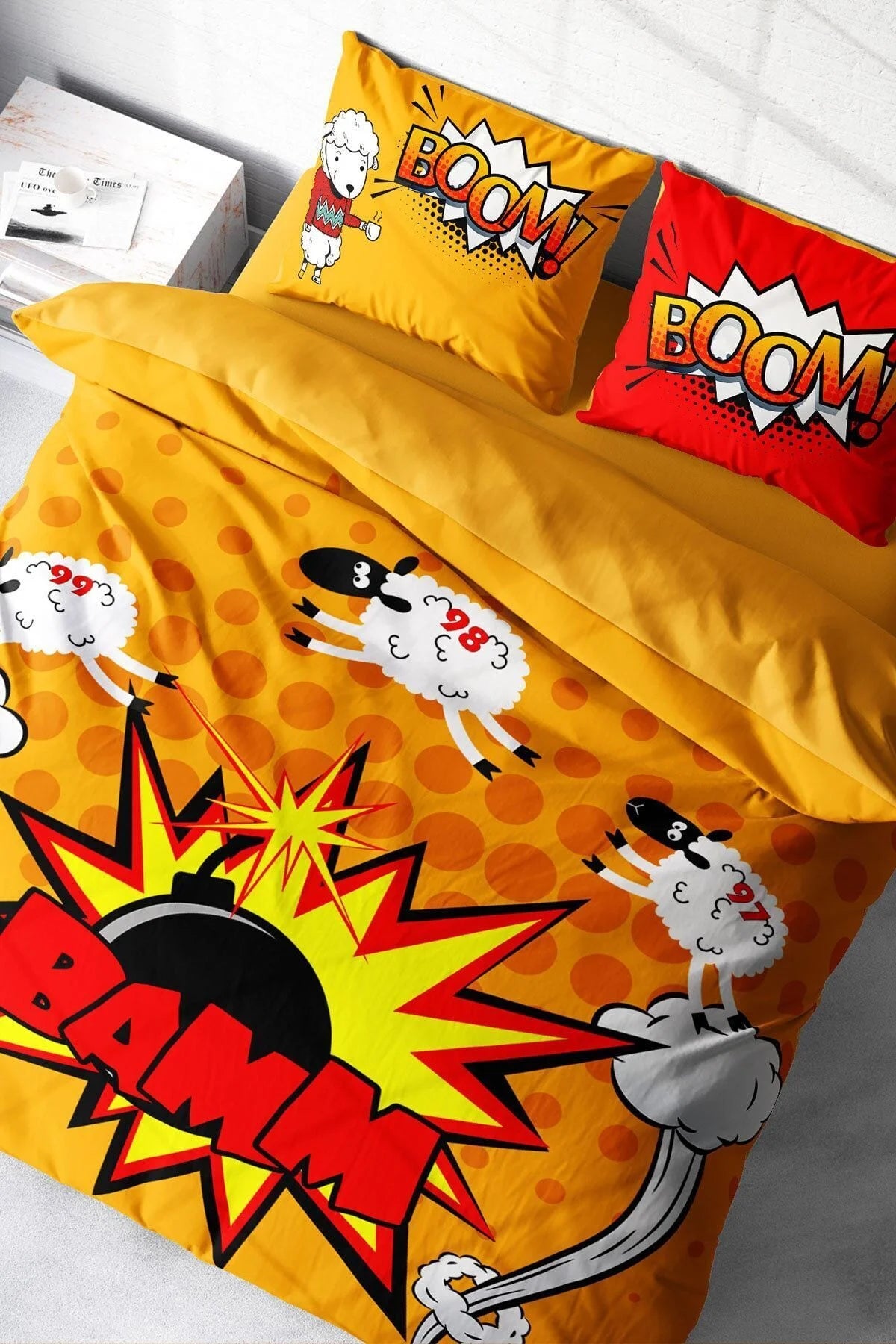 Sheep 3D Çift Kişilik Nevresim Takımı