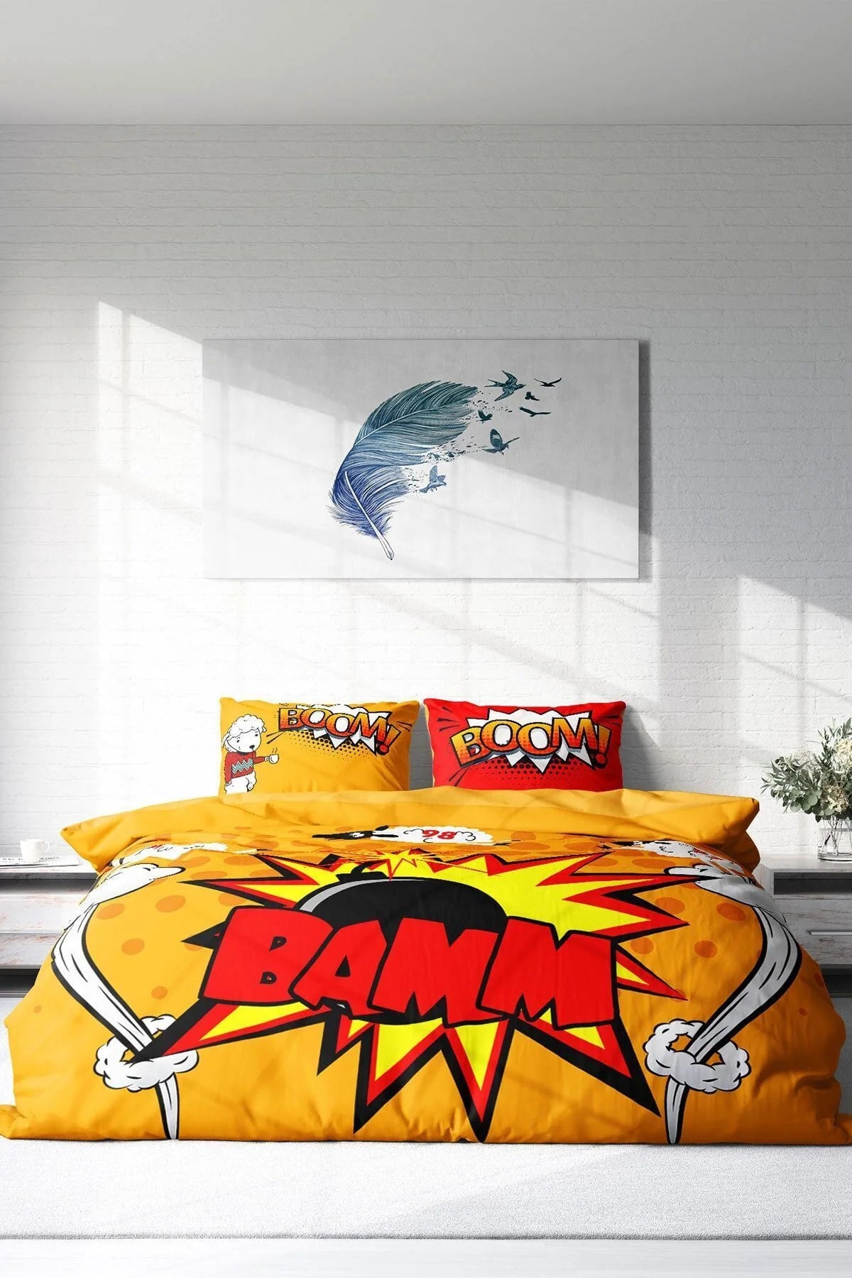 Sheep 3D Çift Kişilik Nevresim Takımı