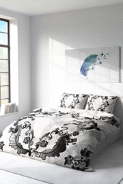 Silver Baraque 3D Çift Kişilik Nevresim Takımı