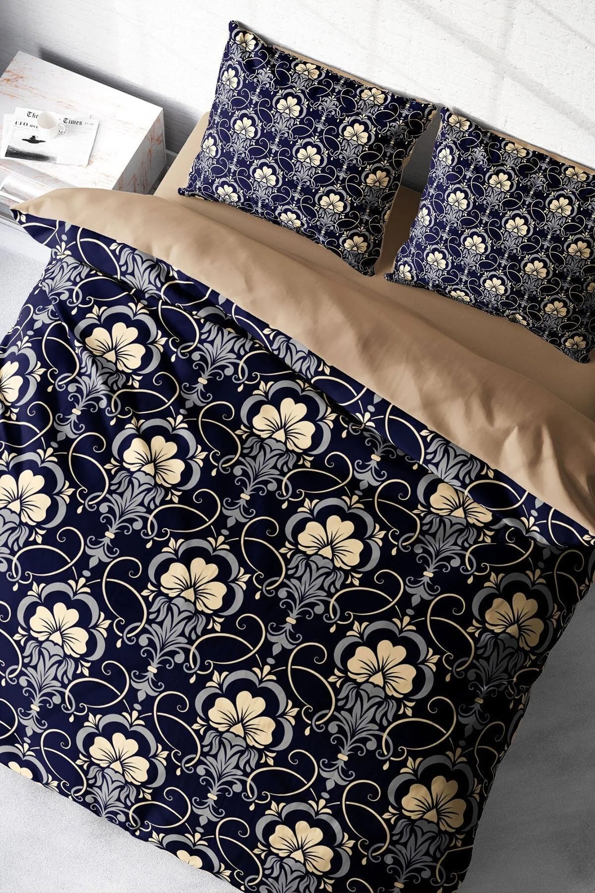 Soft Night Klasik Çift Kişilik Nevresim Takımı