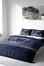 Space Infinity 3D Pamuk Saten Çift Kişilik Nevresim Takımı