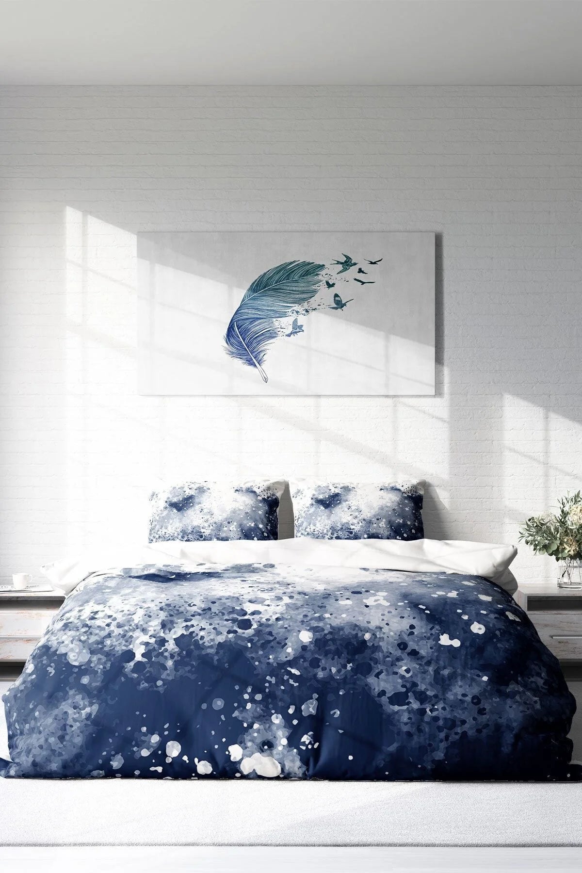 Stain Modern Çift Kişilik Nevresim Takımı