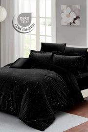 Starly Night 3D Pamuk Saten Çift Kişilik Nevresim Takımı