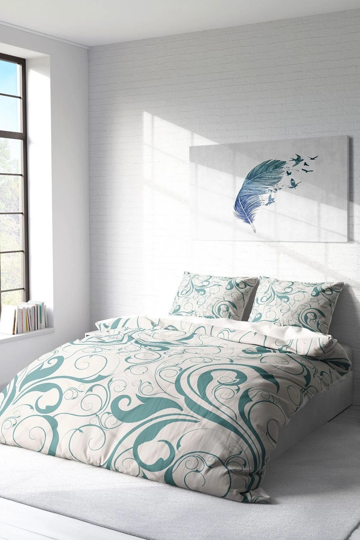 Twigs Klasik Çift Kişilik Nevresim Takımı